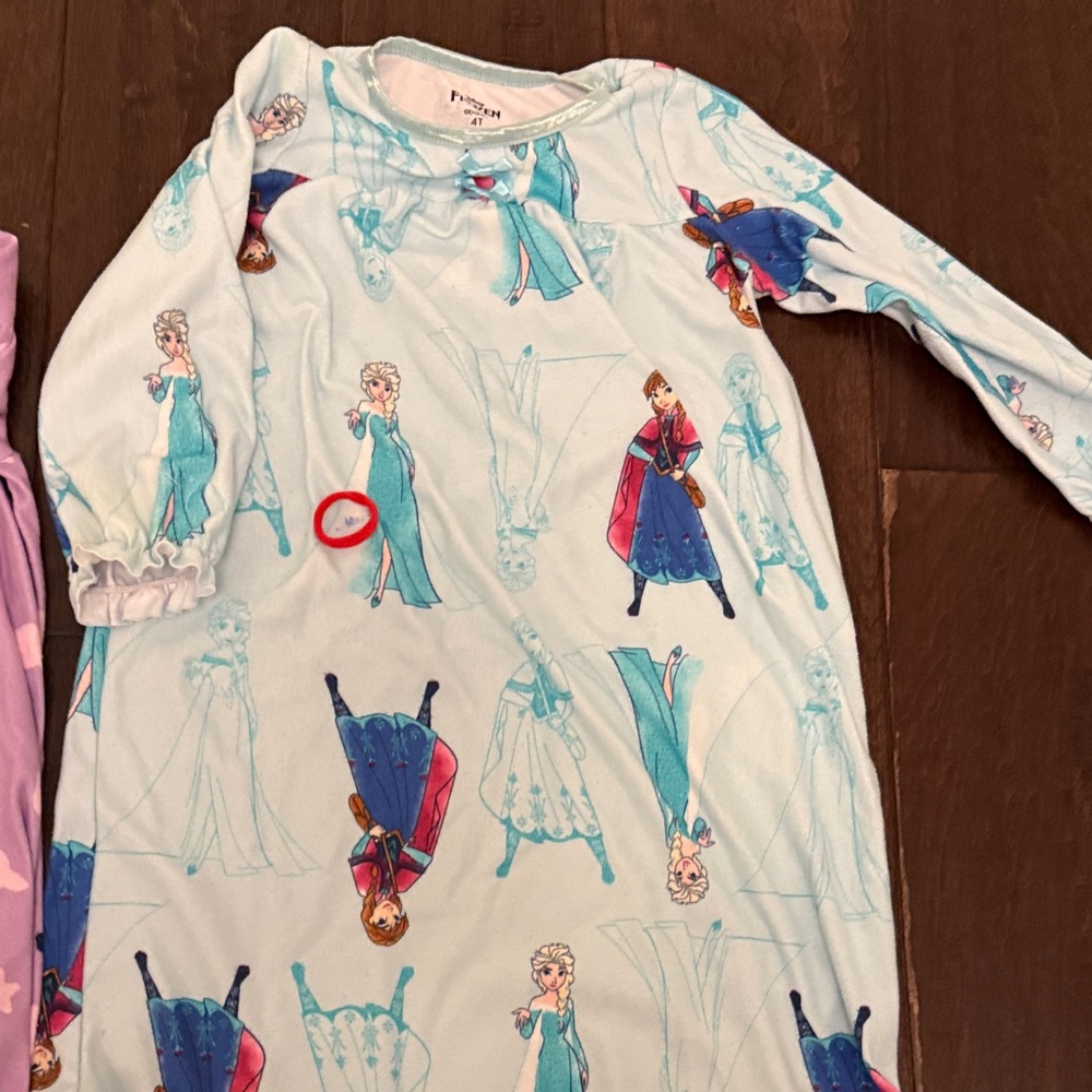 Bundle of Cozy Girls Nightgowns - Bluey and Frozen Anna and Elsa! Today only! - Picture 11 of 15